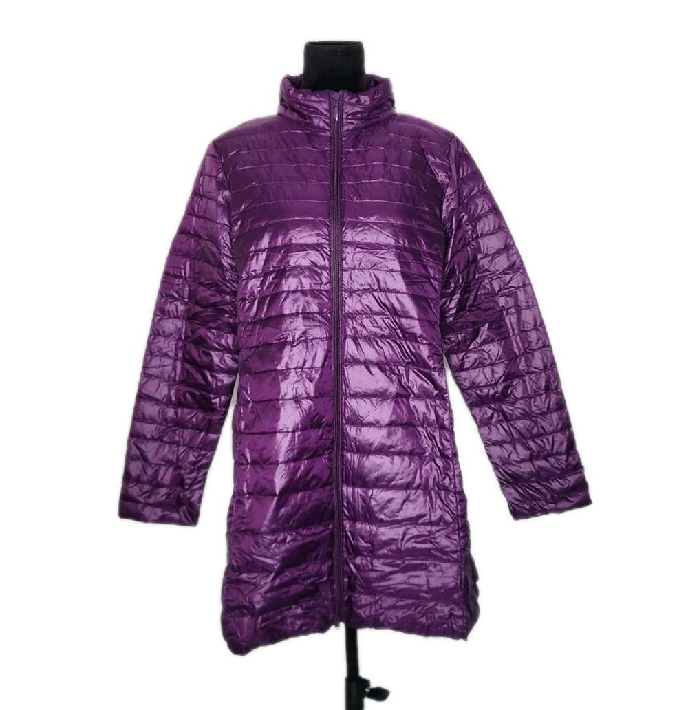 Everest Purple Packable Lightweight Quilted Puffer Jacket Coat Women's Size 3XL